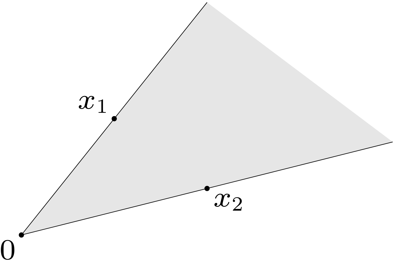 Convex cone